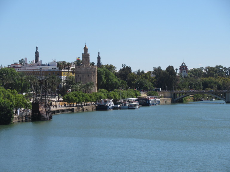 Wandeling door Sevilla langs de Guadalquivir